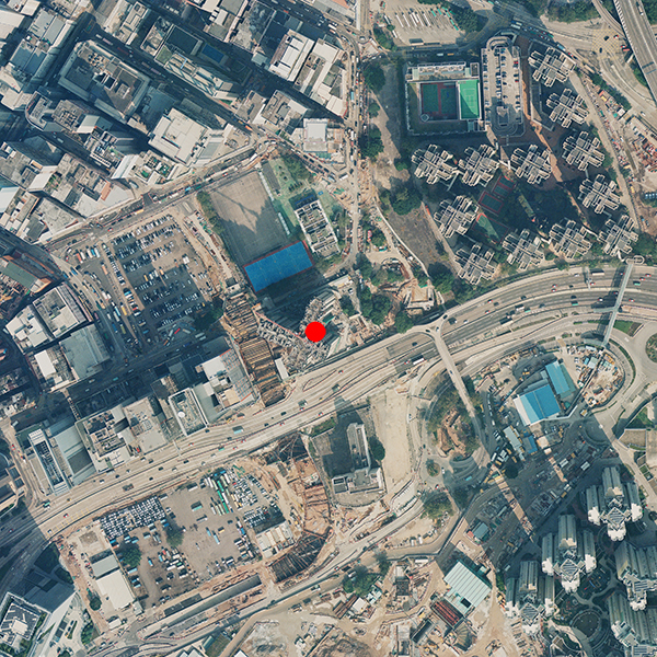 發展項目的鳥瞰照片