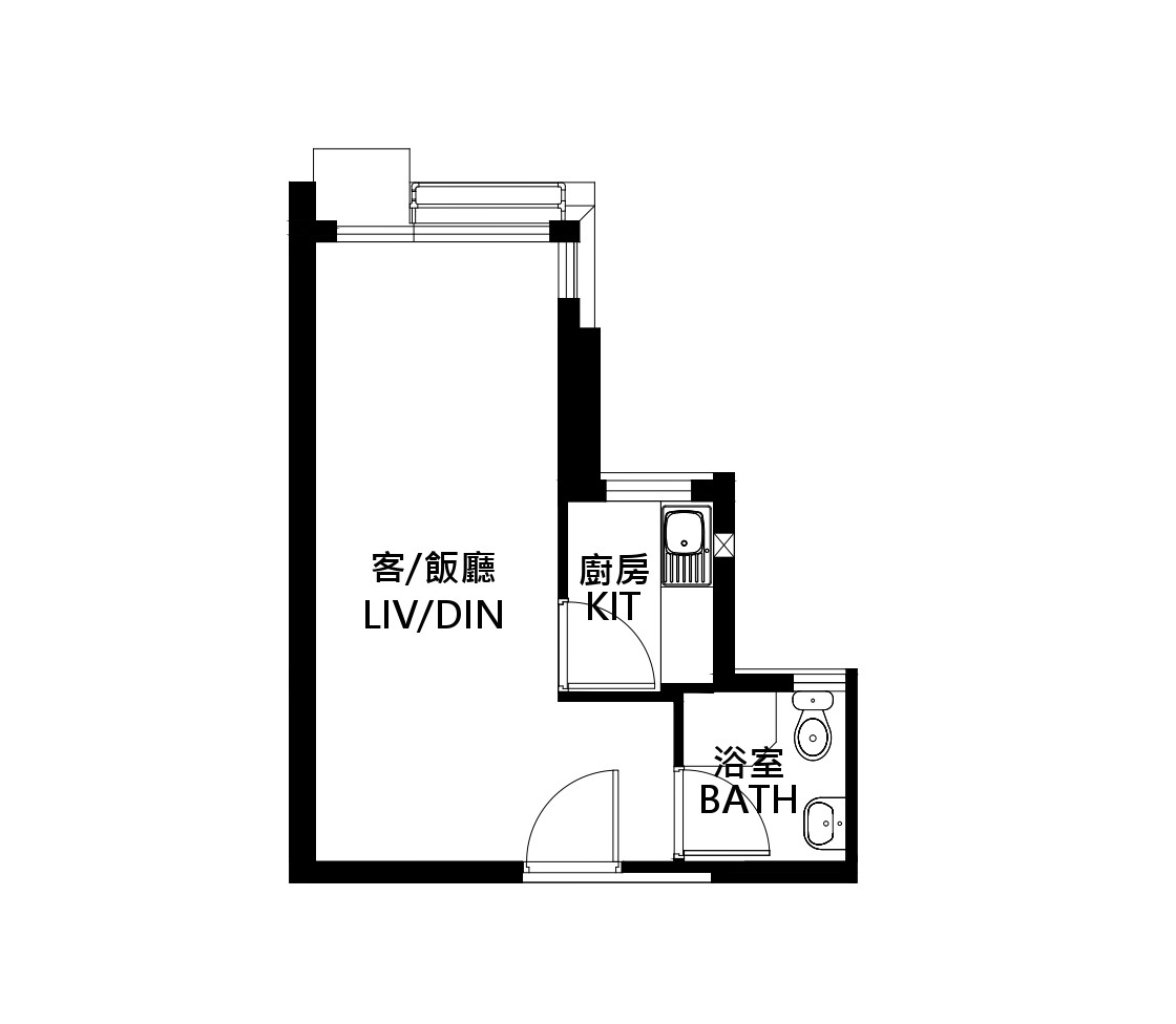 單位布局圖 Flat Layout Plan